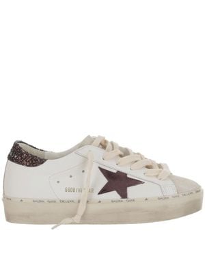 Golden Goose Ball Star Leather Sneakers - Gray
