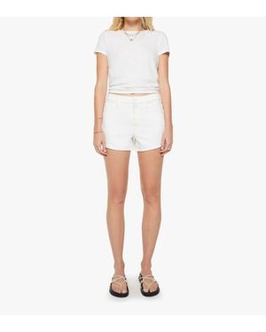 Mother Dodger Mini Short - White