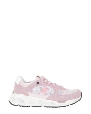Premiata Mased 8206 Suede-Trim Polyester Sneakers - Pink