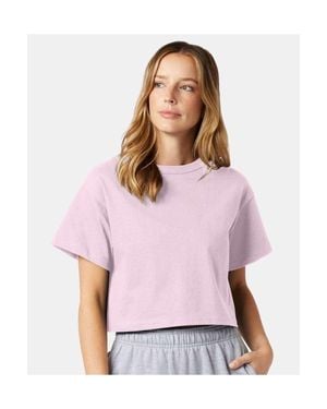 Champion Heritage Jersey Crop T-Shirt - Pink