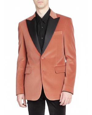 Amiri Velvet Blazer Sport Coat - Pink