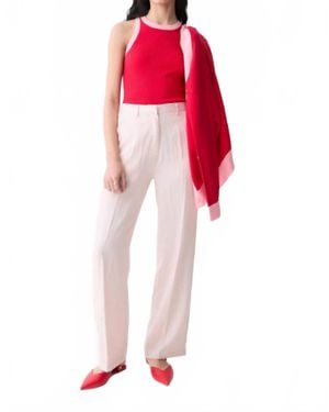 DELUC Lisboa Knit Top - Red