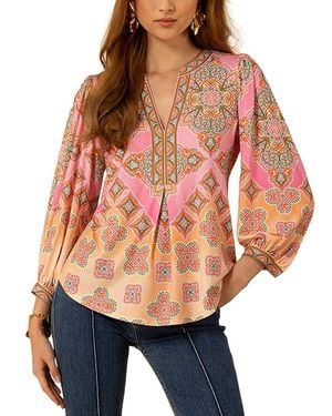 Hale Bob Kataleya Blouse - Red