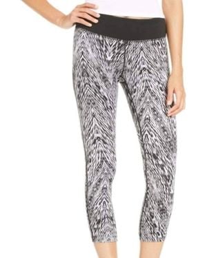 Nike Epic Run Printed Dri Fit Capri Leggings - Gray
