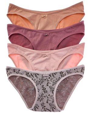 Sugar Set Of 4 Seamless Bikini - Purple