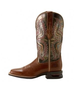 Ariat Captivate Wide Square Toe Western Boot - Brown