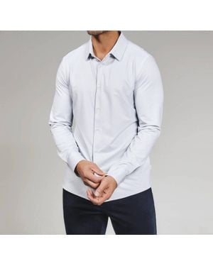 7 Diamonds Layth Long Sleeve Shirt - Gray