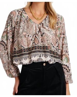 Bishop + Young Maude Bubble Sleeve Top - Black