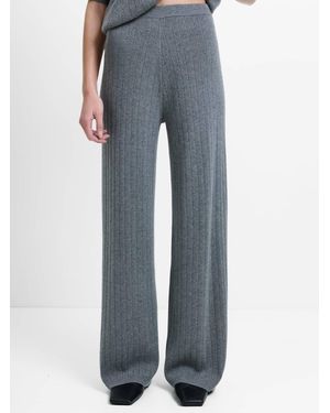 French Connection Javier Knit Wide Leg Pant - Gray