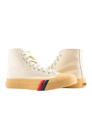 Pro Keds Royal Hi Crepe Greige Shoes Pk66128 - Natural