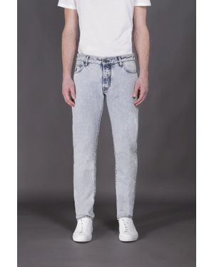 Moorer Pavel 34 Cotton Denim Tapered Jeans - Black