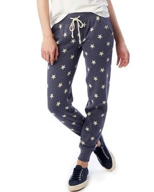 Alternative Apparel Fleece Jogger Pants - Blue