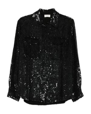 P.A.R.O.S.H. Parosh Shirts - Black