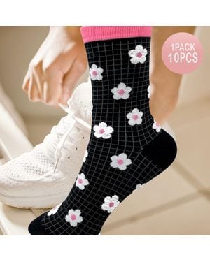 Fashnzfab 10Pairs - Black