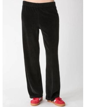 Electric and Rose Wylie Velour Pant - Black