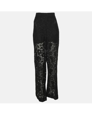 Zimmermann Lace Palazzo Pants - Black