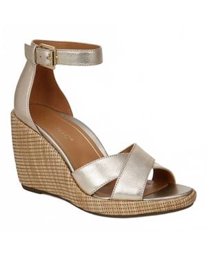 Vionic Marina Wedge Sandal - Metallic