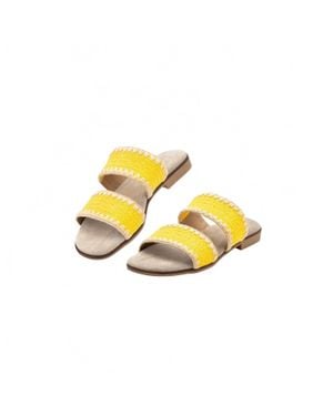 Charleston Shoe Co. Majorca Sandal - Yellow