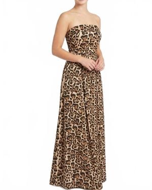 KLD Strapless Tie Back Jumpsuit - Natural