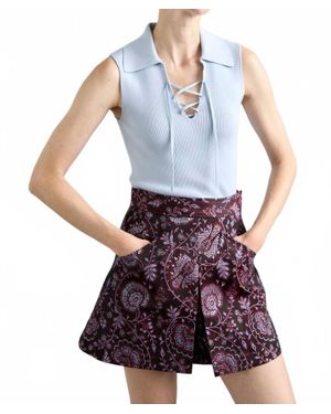 Vanessa Bruno Fikir A-Line Skirt - Blue