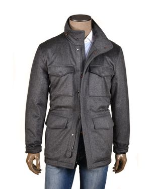 Kiton Kired By Kili Cashmere Coat - Black