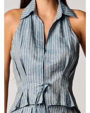 Hevron Sloan Vest - Blue