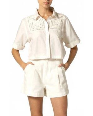 Cleobella Archie Short - White