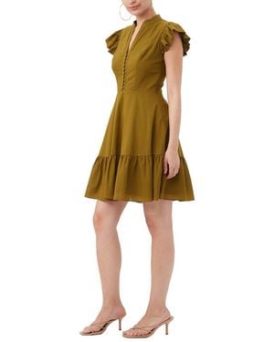 Trina Turk Vignola Mini Dress - Yellow