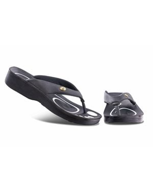 AEROTHOTIC Comfortable Orthotic Flip-Flops Sandal - Black
