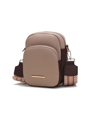 MKF Rachel Sleek Crossbody Bag By Mia K - Brown