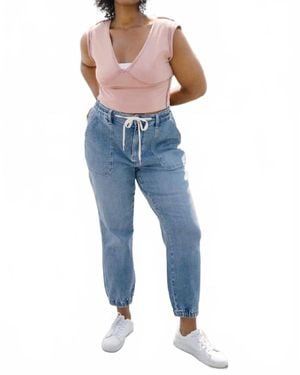 Judy Blue Elena Sweatpants Plus - Blue