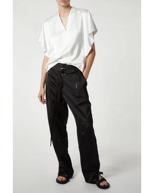 Saint Art Courtney Charmeuse Pant - Black