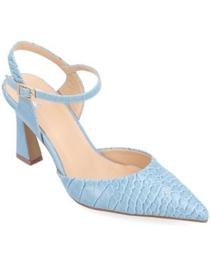 Journee Collection Collection Nixey Pump - Blue