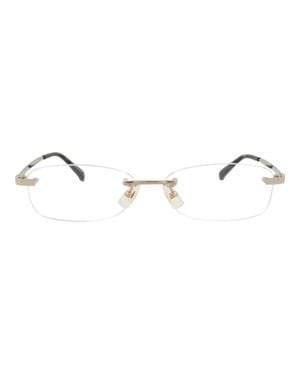 dunhill Square-Frame Titanium Optical Frames - Metallic