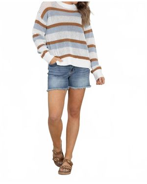 Thread & Supply Calla Lily Sweater - Blue