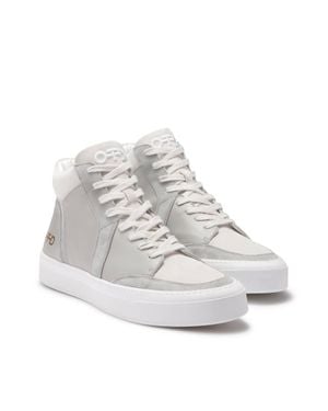 ON THIS DAY Leather Mid Top Sneaker - White