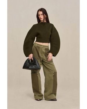 Cult Gaia Ella Sweater - Green