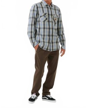 Rip Curl Saltwater Culture Flannel Shirt - Gray