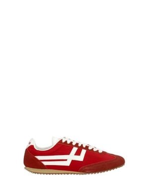 Pro Keds Racer 77 Suede Sneakers - Red
