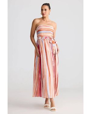 Brave + True Avalon Midi Dress - Red