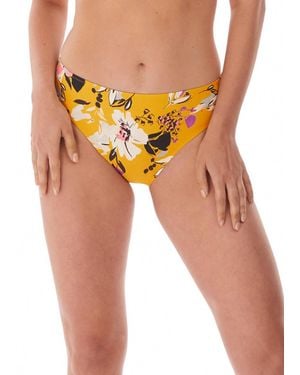 Fantasie Florida Keys Mid Rise Bikini Brief - Yellow
