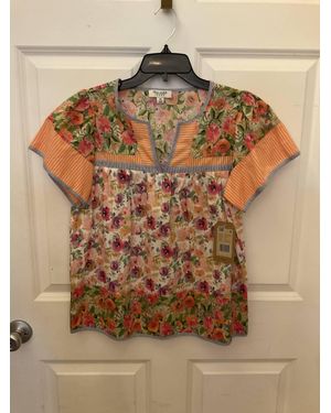 Tru Luxe Floral Top - Brown