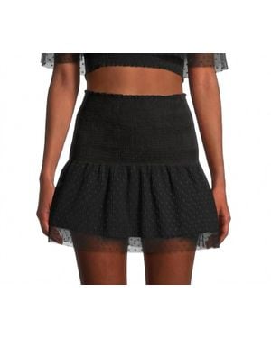 Peixoto Scarlet Mini Skirt - Black