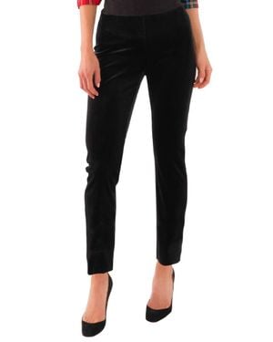 Gretchen Scott Luxe Velvet Palazo Pants - Black