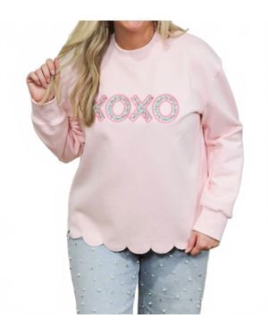 Layerz Clothing Charlotte Long Sleeve Sweater - Pink