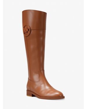Michael Kors Kimmee Leather Boot - Brown