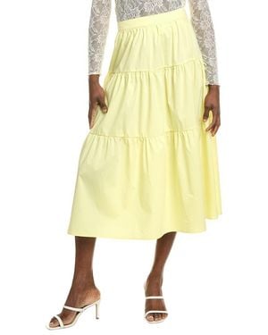 Nicole Miller Midi Skirt - Yellow