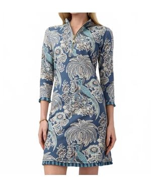 spartina 449 Nora Fringe Dress - Blue