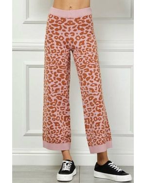 Cobblestone Living Color Block Pants - Red