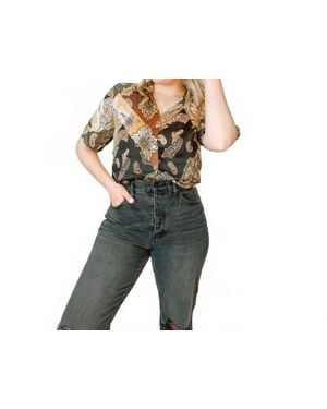 Olivaceous Marley Button Down Shirt - Black